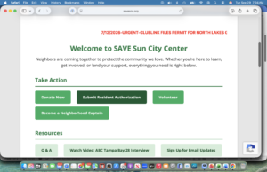 SAVE SCC Resident Authorization Button